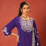 Purple Mirror & Shell Set