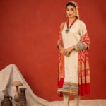 Ivory Tissue Chudidar Set