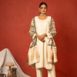 Ivory Kalamkari Suit