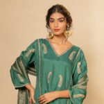 Teal Gulmohar Kurta Set