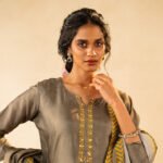 Olive Marigold Kurta Set