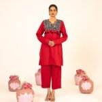 Kutchi Patch Red Cord-Set
