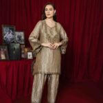 Diwan-e-Noor Metallic Tunic